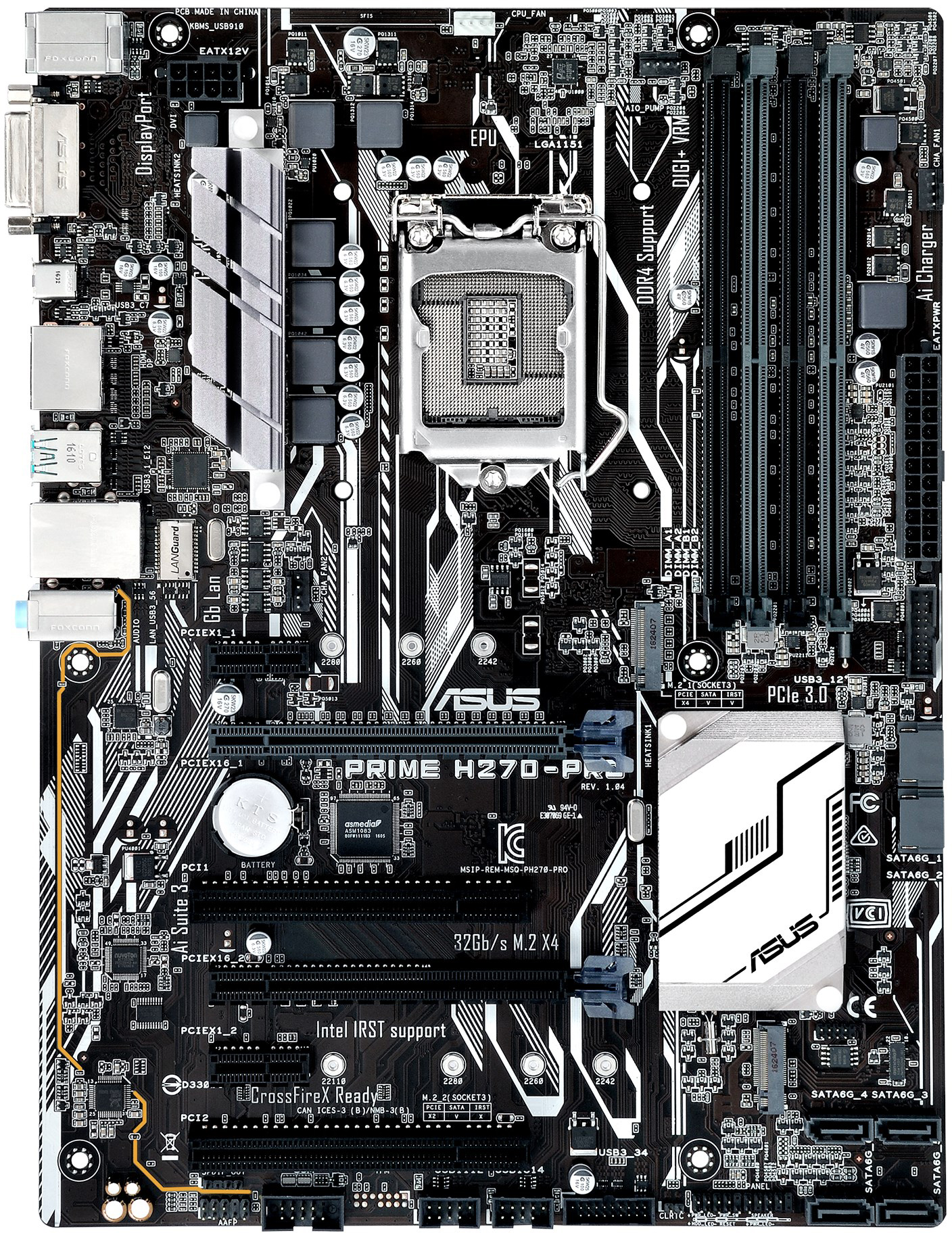 Asus Prime H270-Pro - Motherboard Specifications On MotherboardDB
